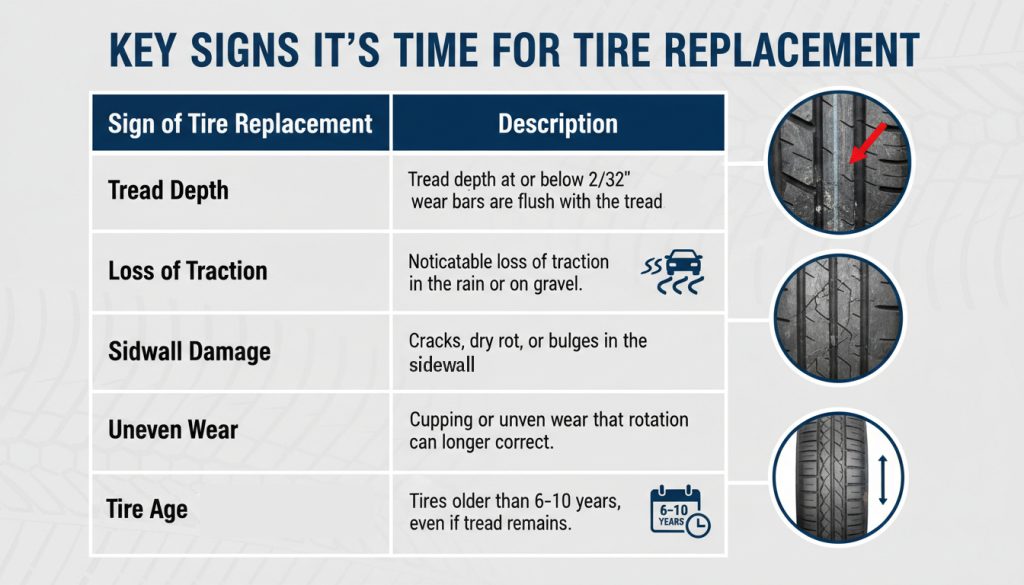 Tire replacement time