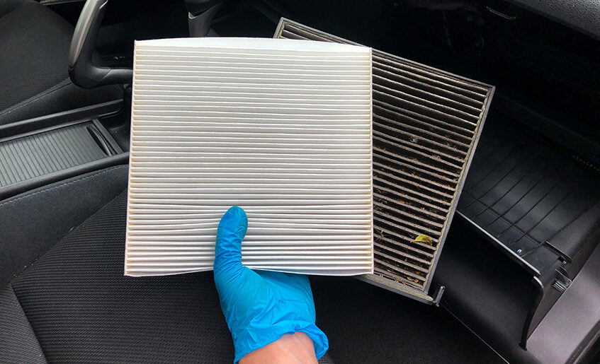 A clean cabin air filter compariso